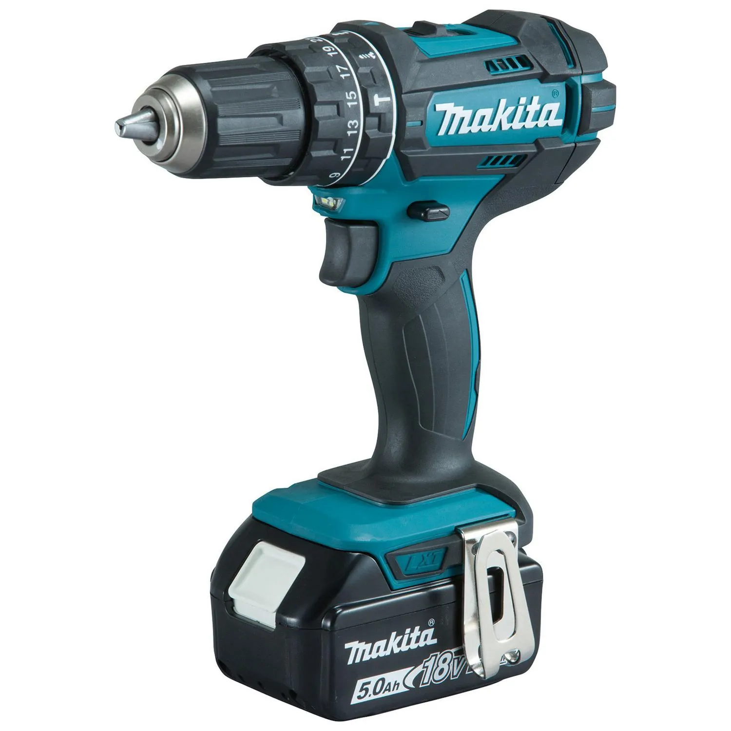 Makita - Rotomartillo Atornillador 1/2" V.V.R. 0-600 0-1900 Rpm 18V