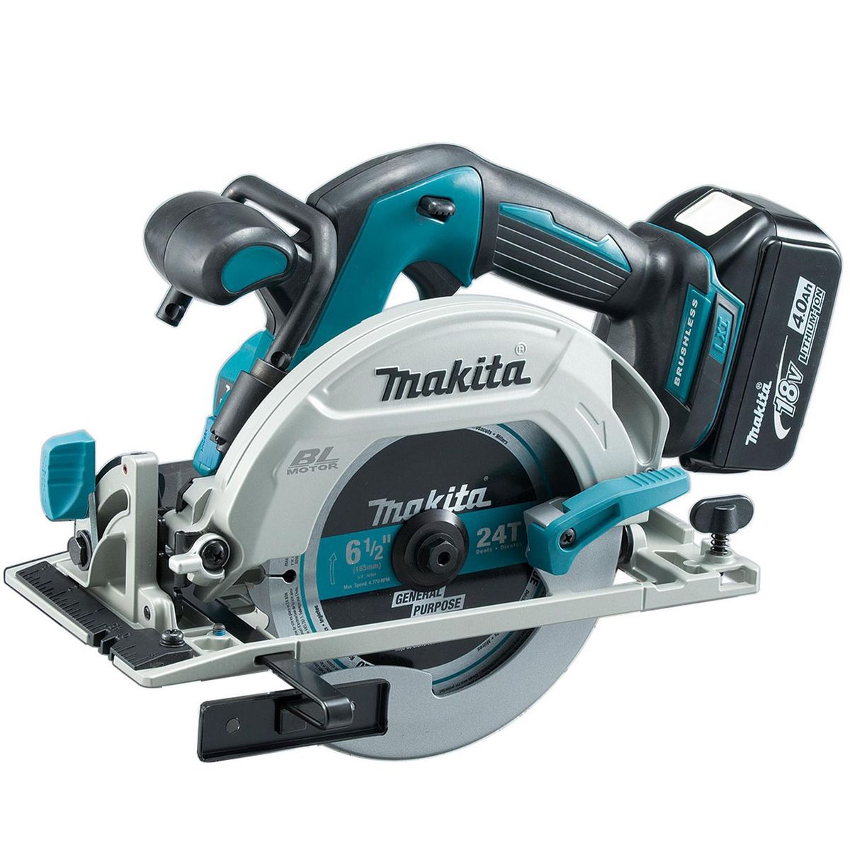 Sierra Circular 165mm 6 1/2" 5000 RPM 18V Makita, marca Makita - Foto Principal