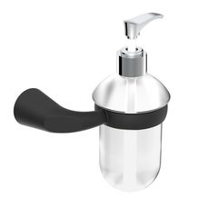 Dispensador de jabón KORAL acabado negro mate