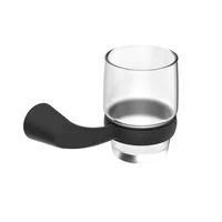 Porta vaso KORAL acabado negro mate