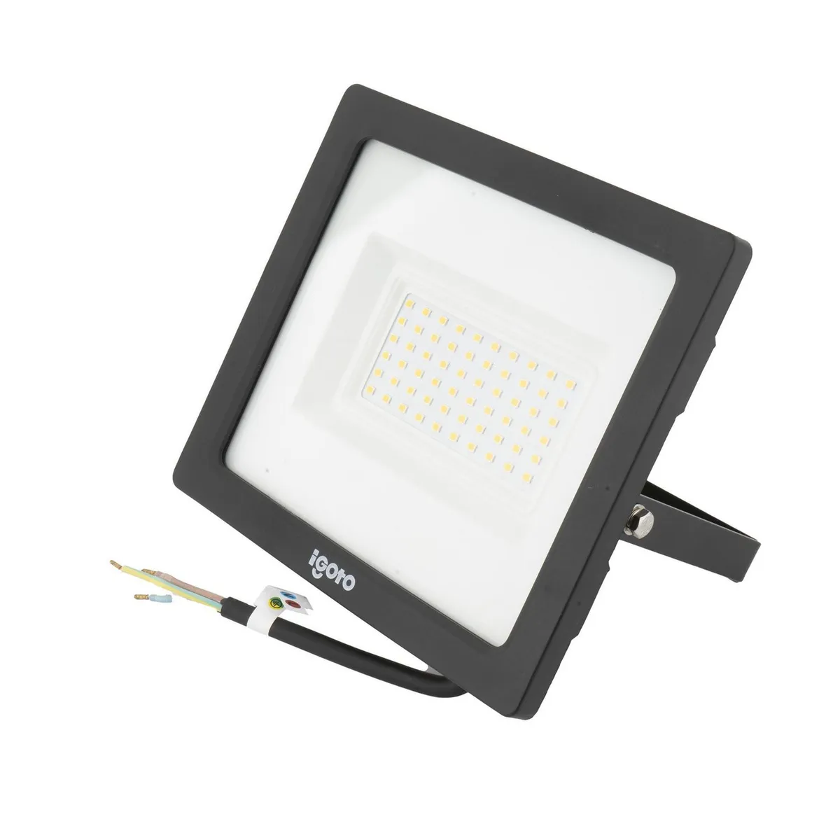 Reflector Led Negro Luz Cálida 50W, marca Igoto - Foto 2
