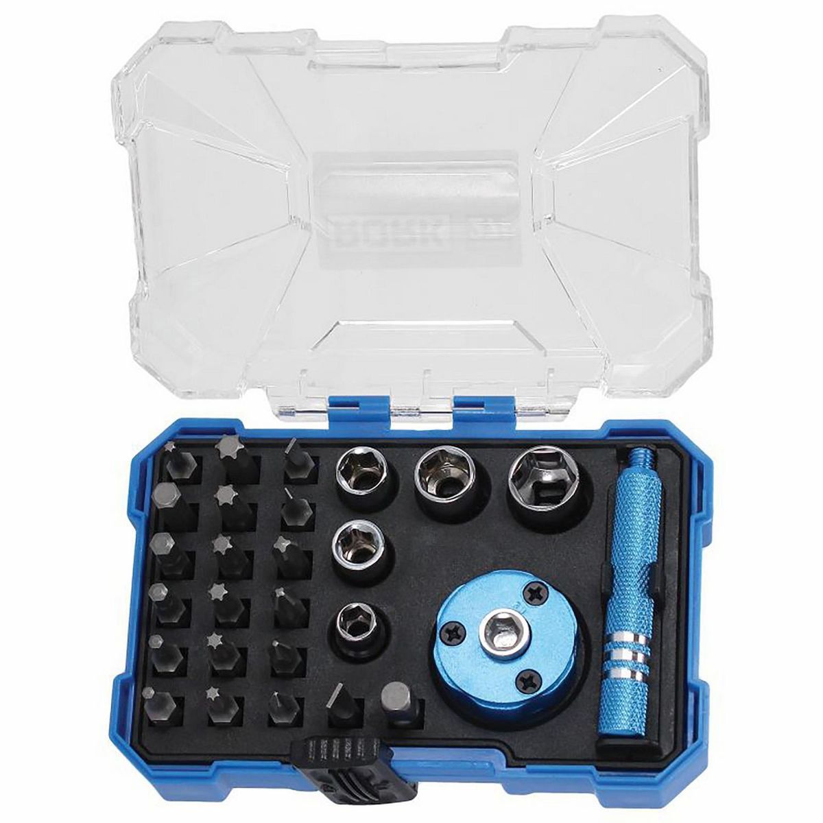 Kit de Desarmadores Matraca Extension + Juego de Dados 27 Piezas, marca Rork - Foto Principal