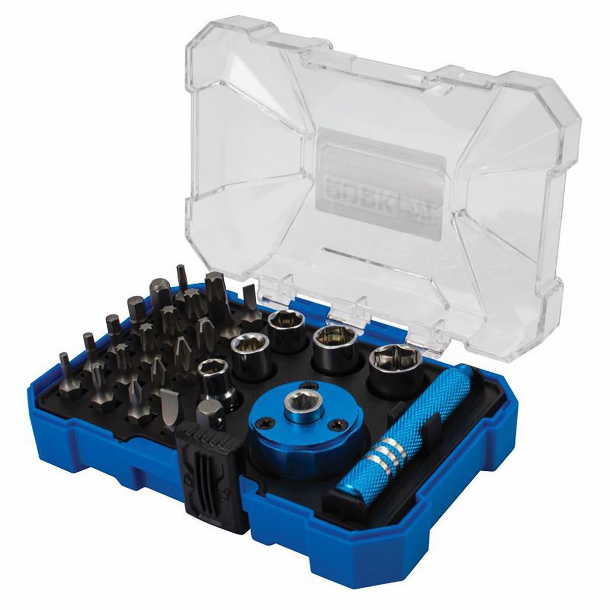 Kit de Desarmadores Matraca Extension + Juego de Dados 27 Piezas, marca Rork - Foto 2