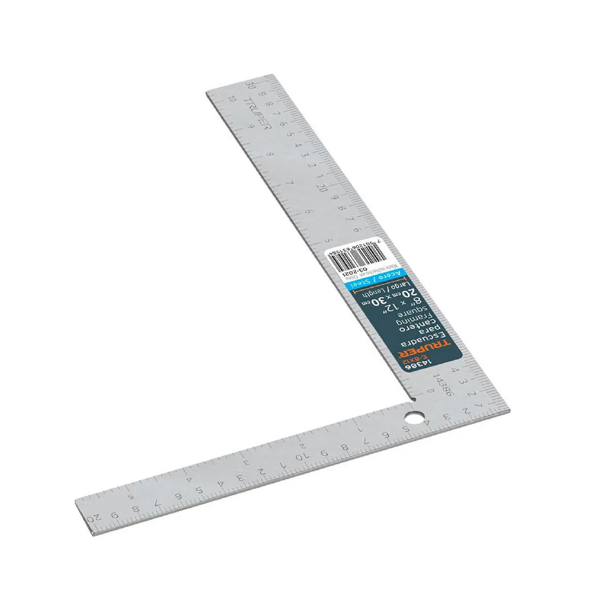 Truper - Escuadra para Cantero 8"x12"