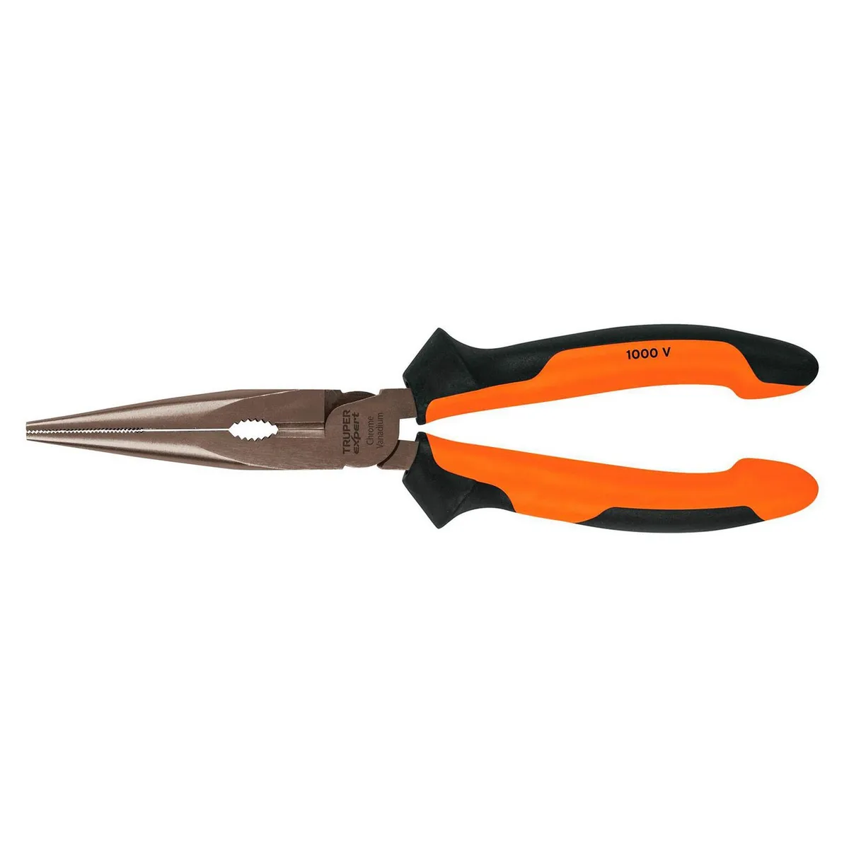 Truper - Pinza Punta y Corte 8" con Mango Comfort Grip