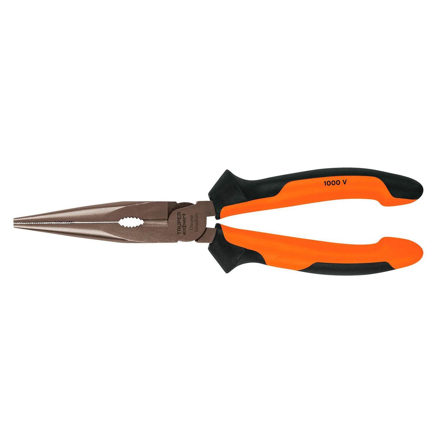 Truper - Pinza Punta y Corte 8" con Mango Comfort Grip