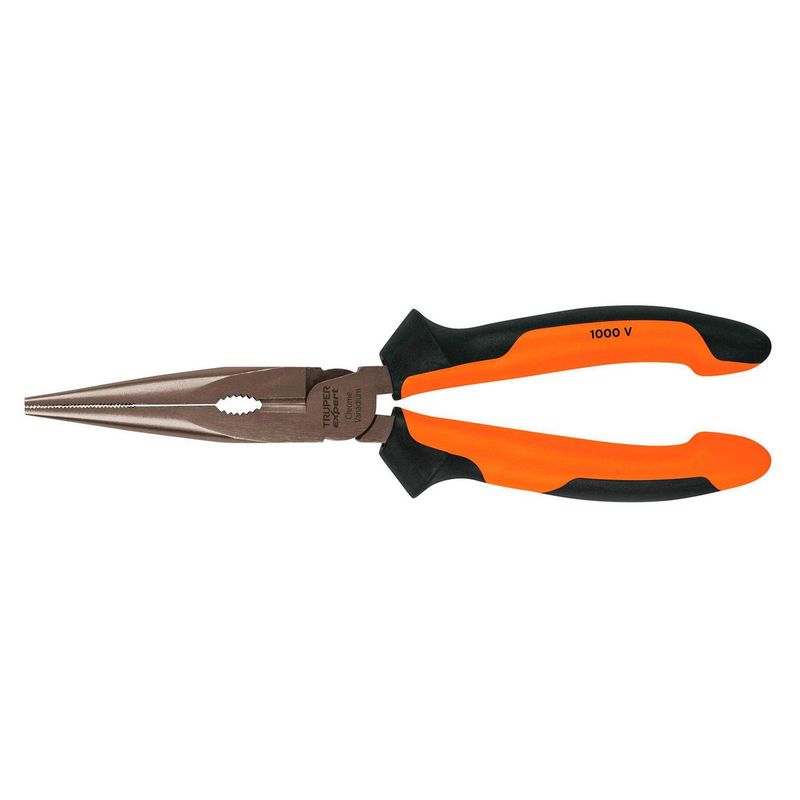 Truper - Pinza Punta y Corte 8" con Mango Comfort Grip