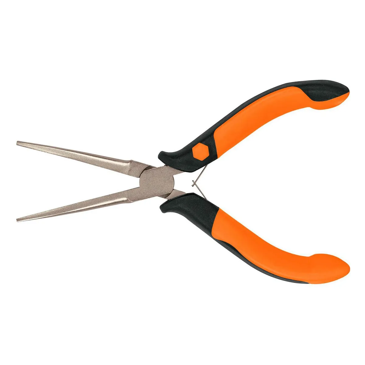 Truper - Pinza de Punta de Aguja 5" con Mango Comfort Grip