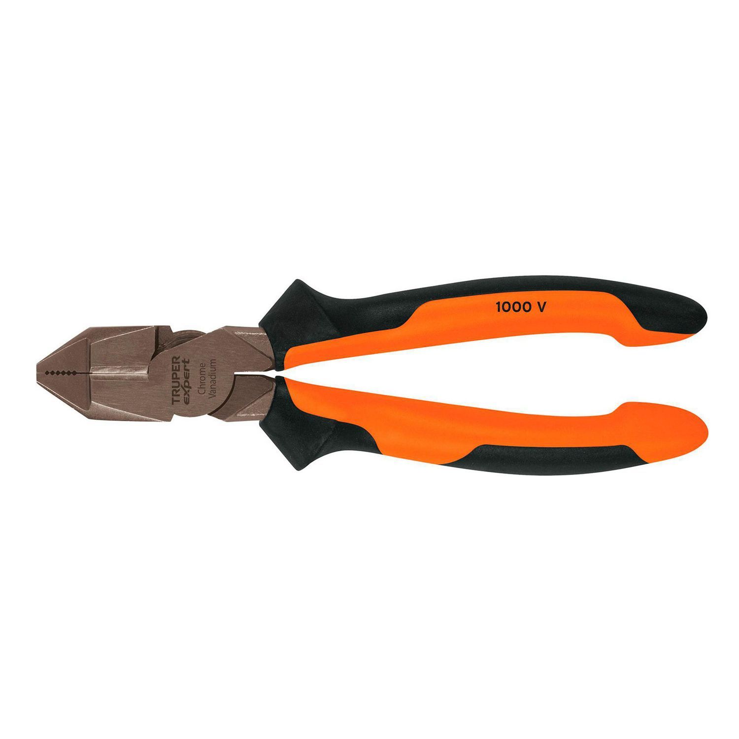 Truper - Pinza de Electricista Profesional 8" con Mango Comfort Grip