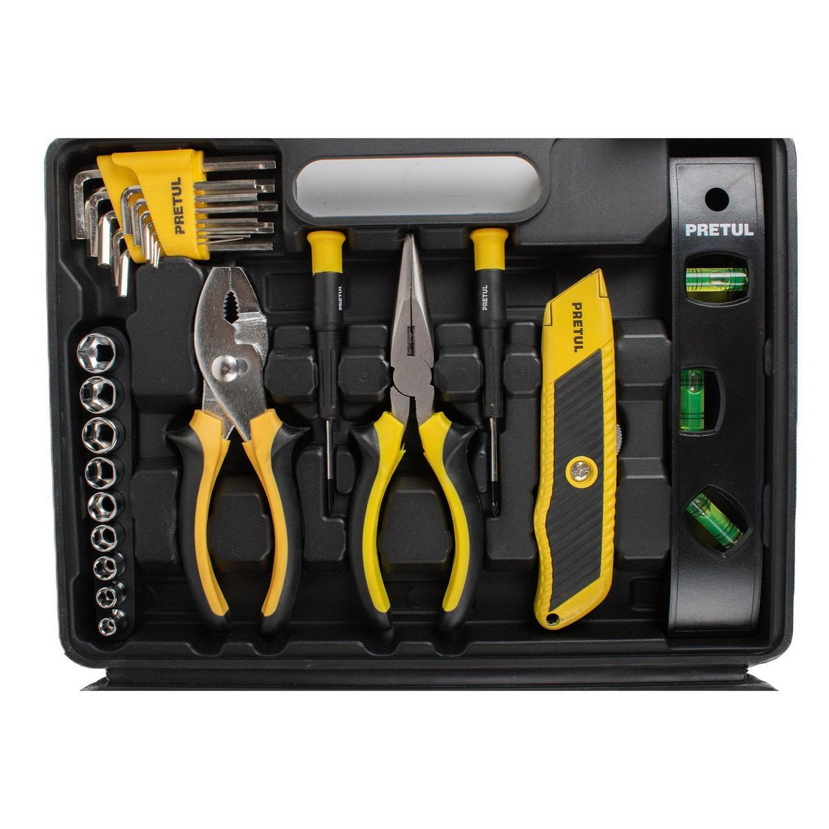 Pretul - Juego de Herramientas Comfort Grip 42 Piezas Pretul