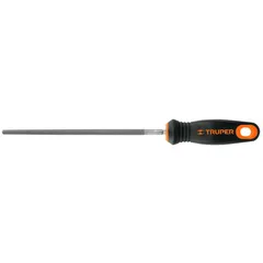 Lima Redonda Bastarda 8" con Mango Doble Inyección