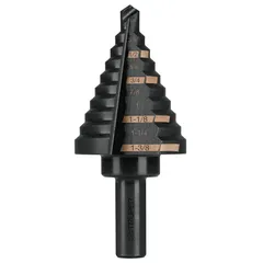 Broca Escalonada Óxido Negro 10 Escalones 1/4"-1-3/8"