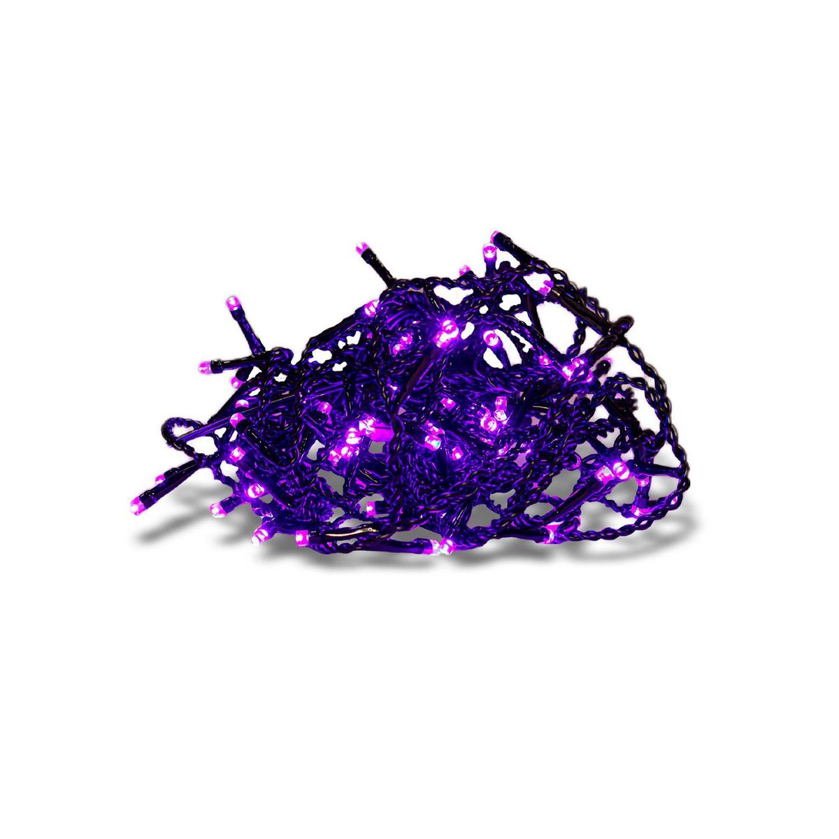 100 luces led tipo cascada luz morada, marca CBM - Foto Principal