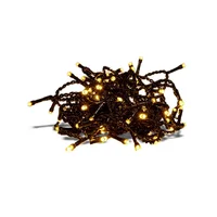 100 luces led tipo cascada luz naranja
