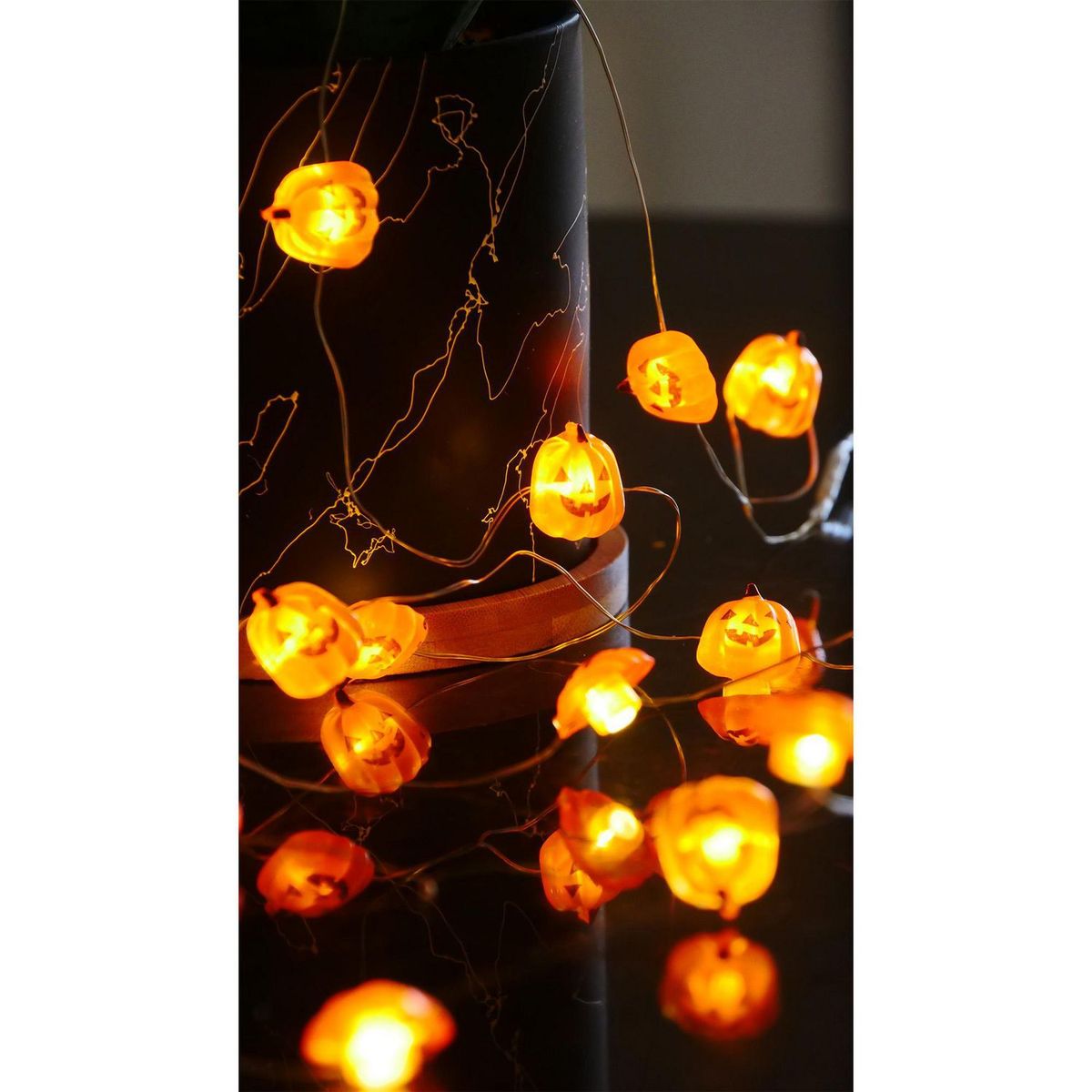 CBM - 20 luces led con calabazas