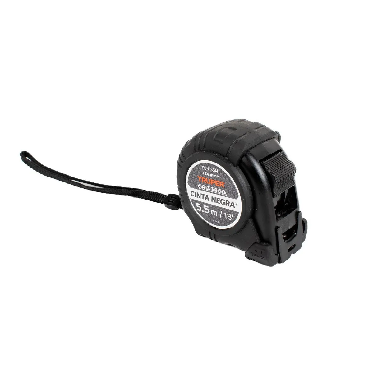 Truper - Flexómetro Cinta Negra 5.5 m Cinta 27 mm