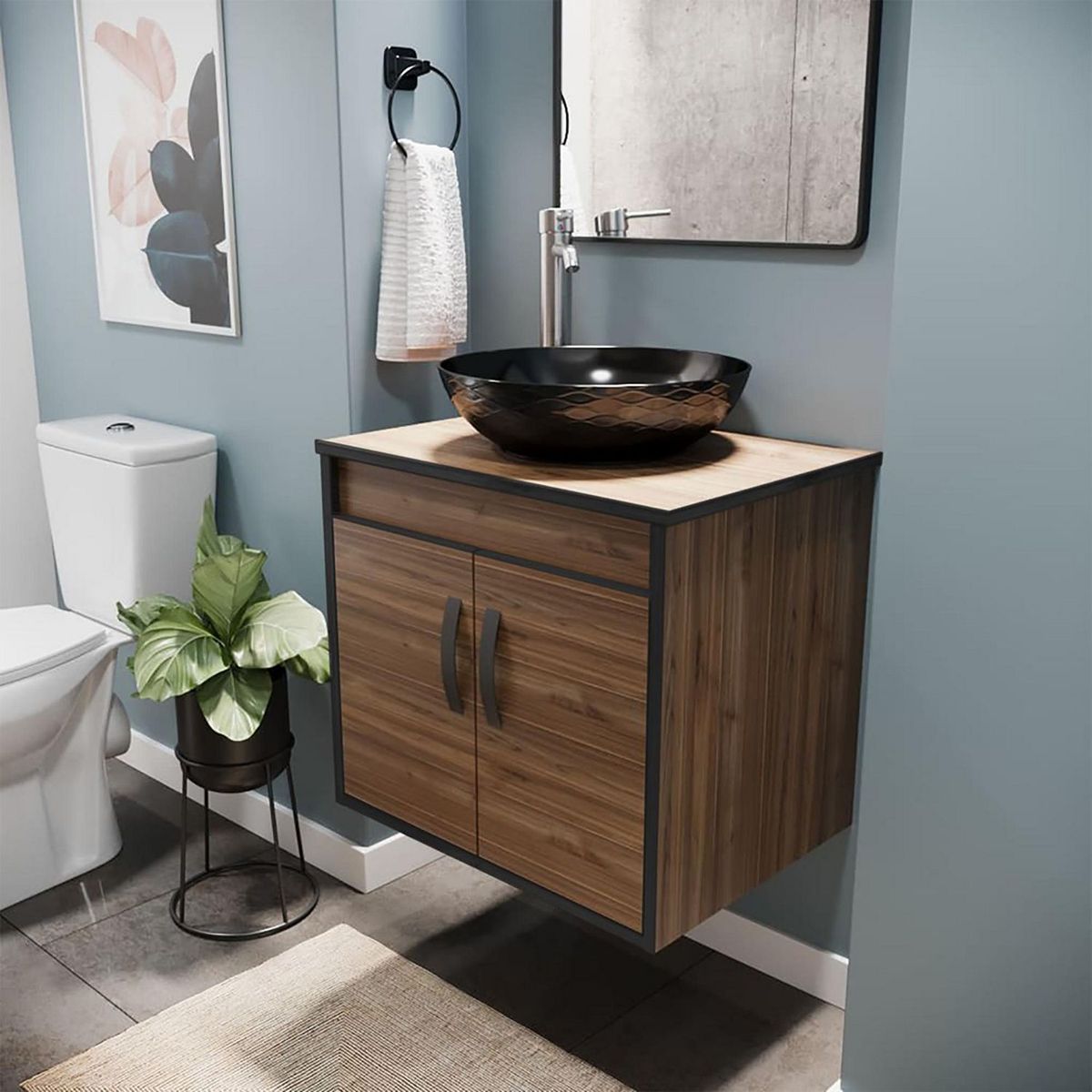 Practimac - Mueble Lavamanos Elevado Dustry