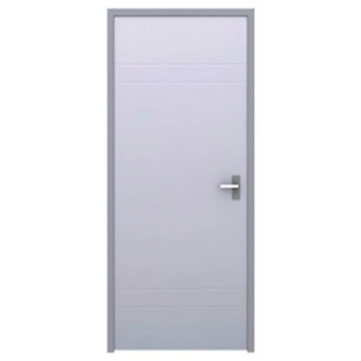 Provepuertas - Puerta de Acero Passion 2 Lineas de 80 x 213cm Blanco