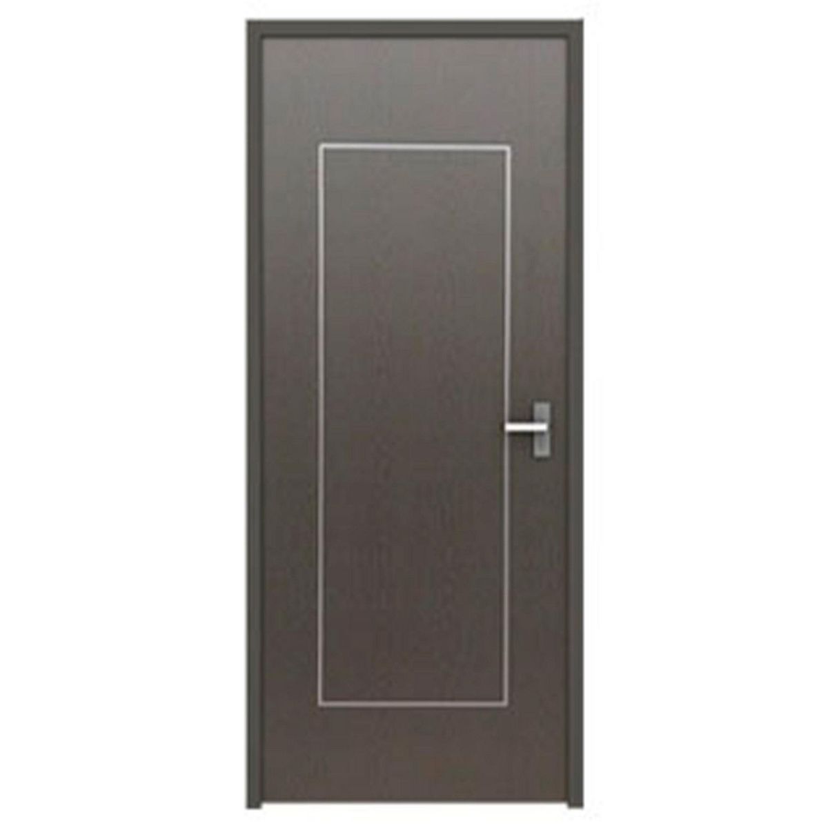 Puerta de Acero Veta Vistas de 85 x 213cm Gris, marca Provepuertas - Foto Principal