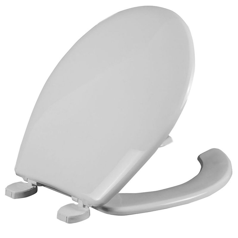 Mayfair - Asiento  Redondo Frente Abierto Con Tapa Color Blanco.