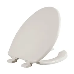 Asiento Plastico Alargado Frente Abierto Con Tapa