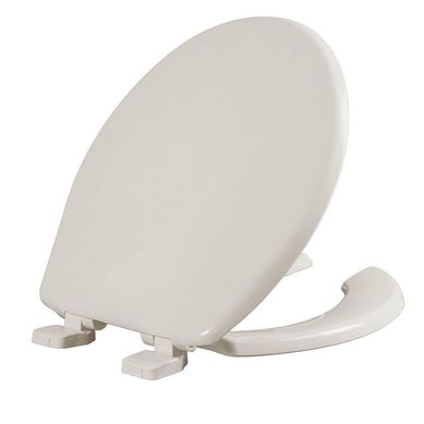 Asiento Plastico Redondo Frente Abierto Con Tapa