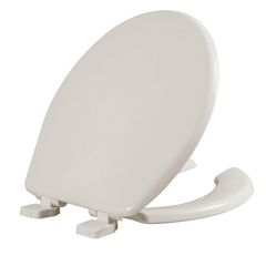 Asiento Plastico Redondo Frente Abierto Con Tapa