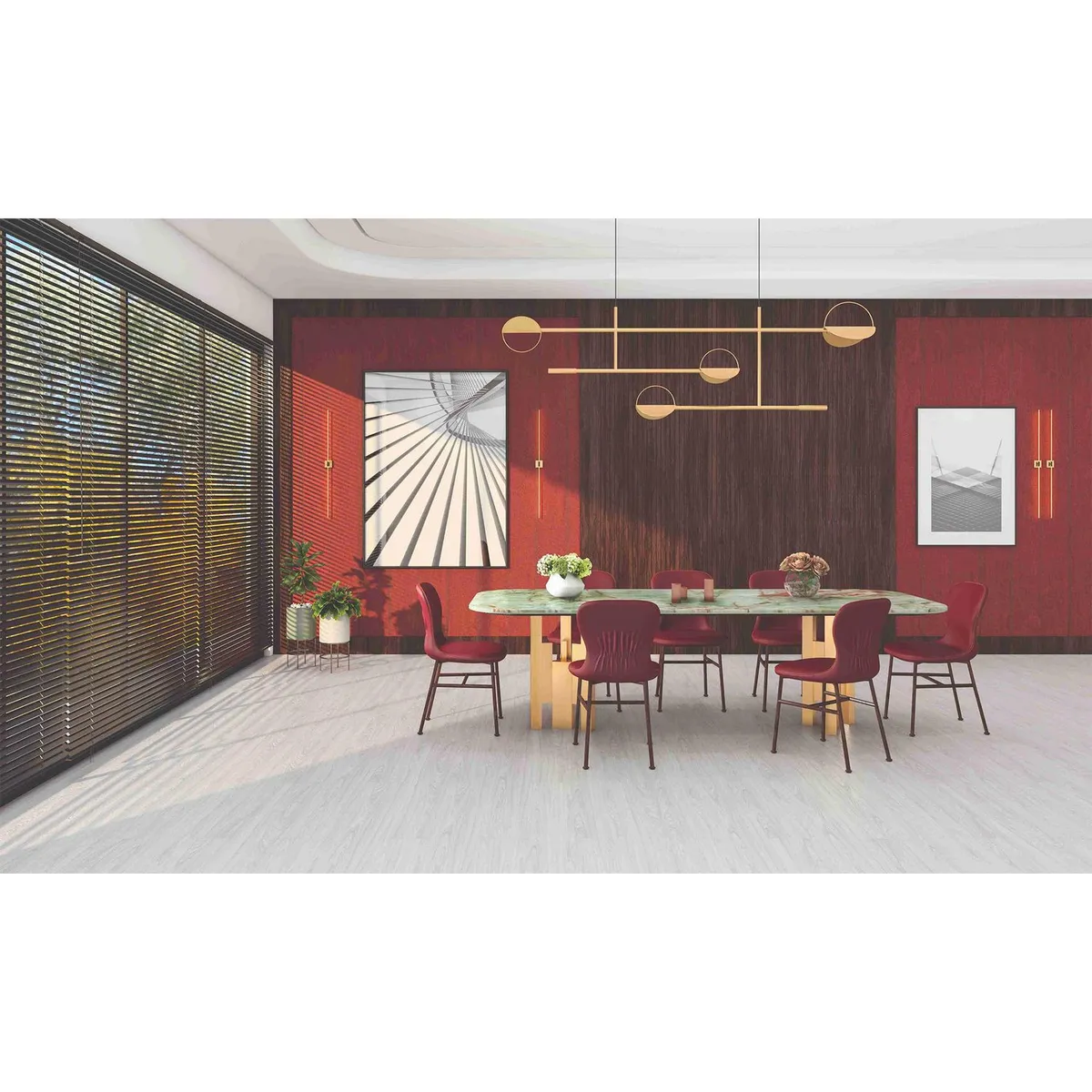 Nuvow - Piso Laminado 8 mm Loft Gr Ceviz 19.7 x 120.5 cm Mate 2.374 m2