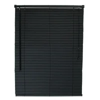 Persiana Horizontal PVC Negro 100 x 140 cm