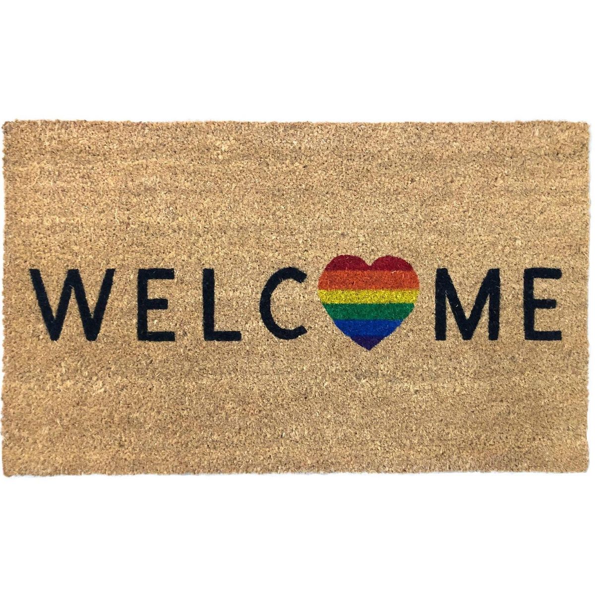 Just Home Collection - Tapete para entrada Pride Coco de 45 x 75 cm