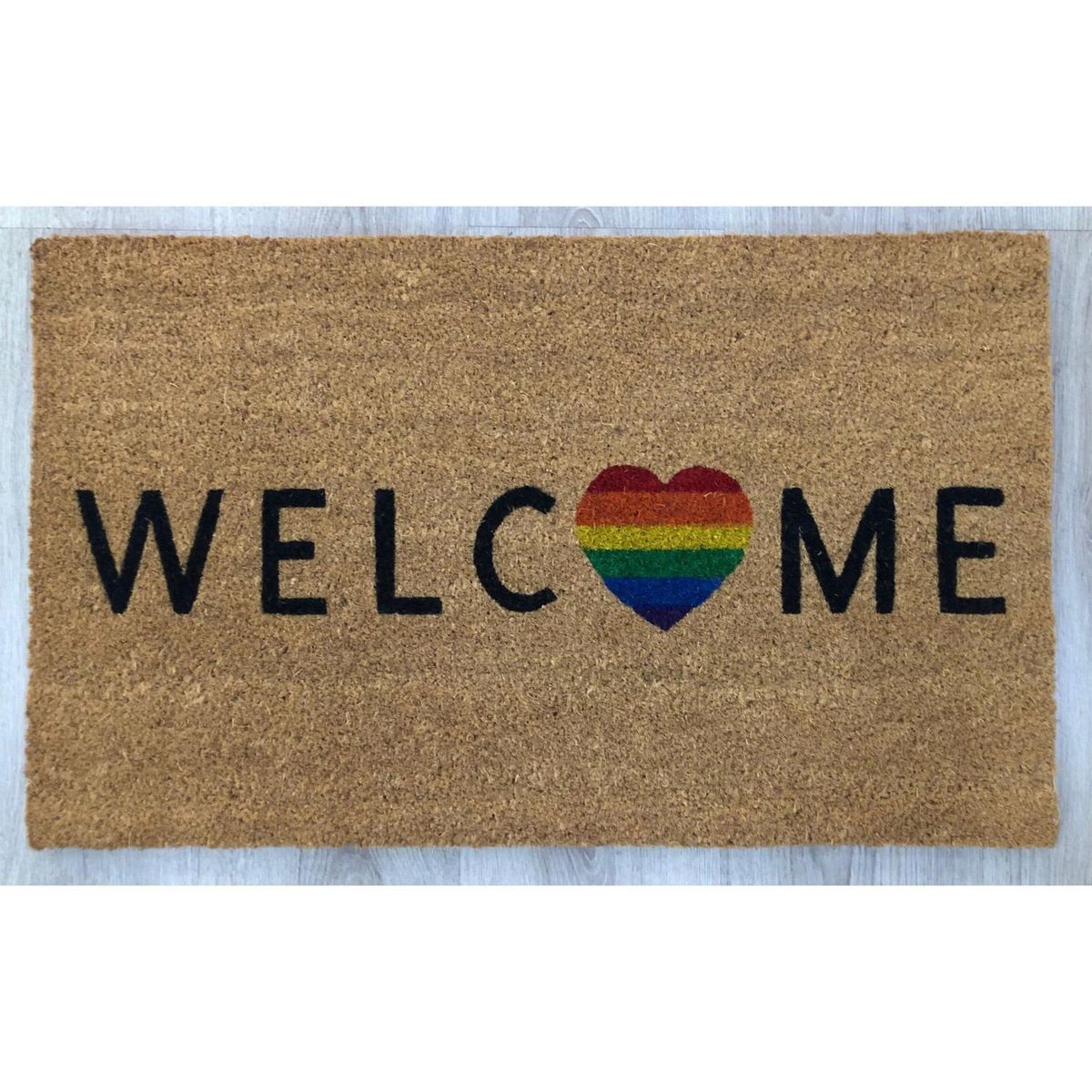 Just Home Collection - Tapete para entrada Pride Coco de 45 x 75 cm
