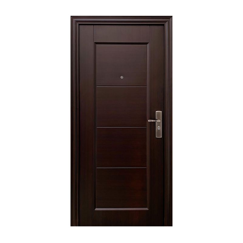 Holztek - Puerta de Seguridad Berlín Nogal Izquierda 95 x 215 cm