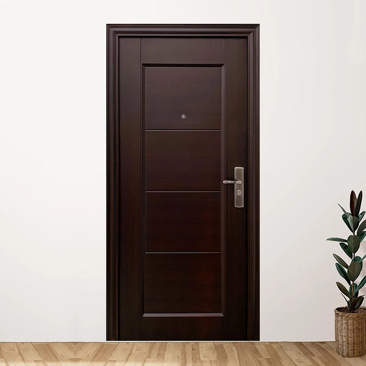 Puerta de Seguridad Berlín Nogal Izquierda 95 x 215 cm, marca Holztek - Foto 2