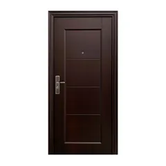Puerta Seguridad Berlín Nogal Derecha 95 x 215 cm