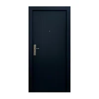 Puerta Seguridad Estocolmo Negra Derecha  95 x 215 cm