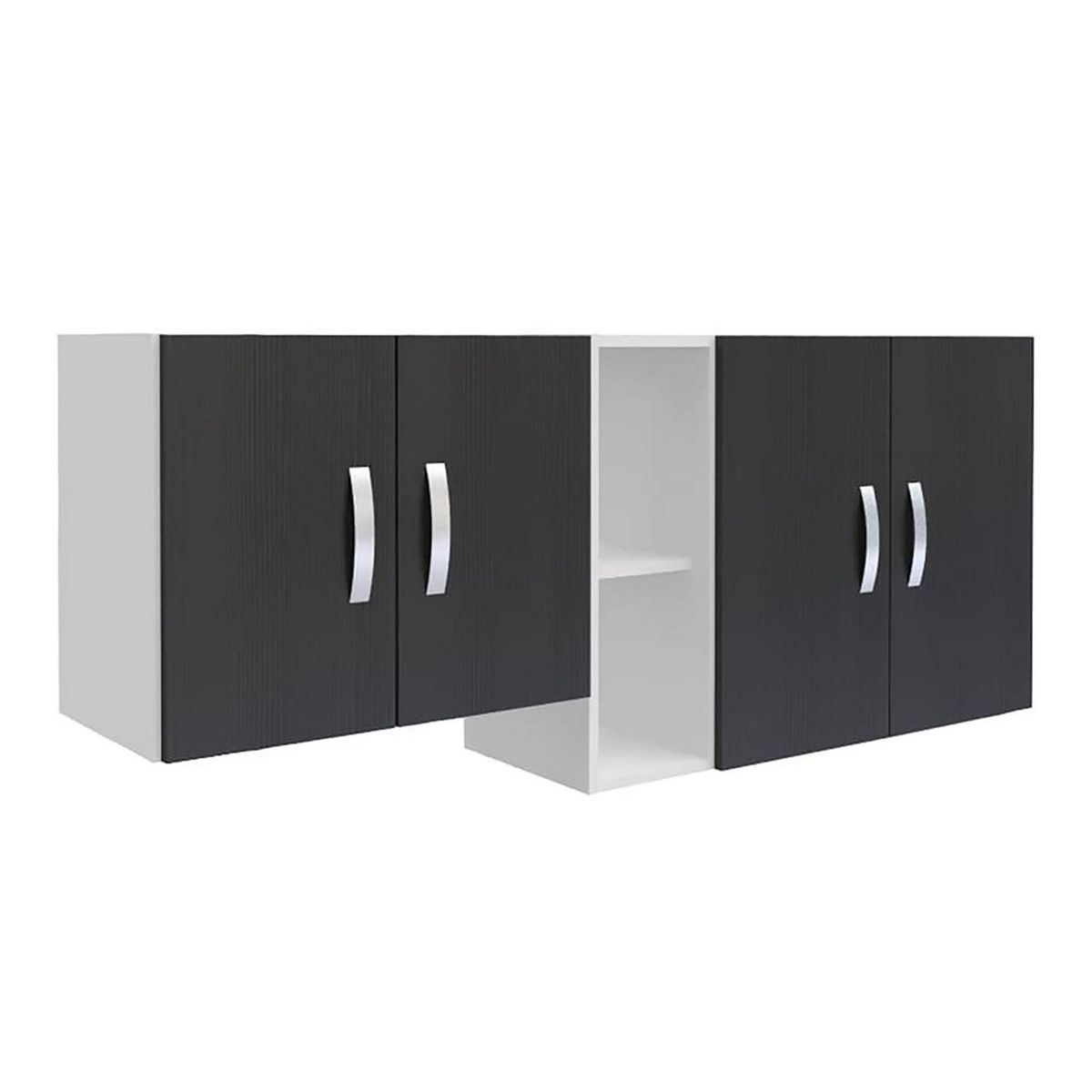 Practimac - Mueble Superior de Cocina Wengue/Blanco