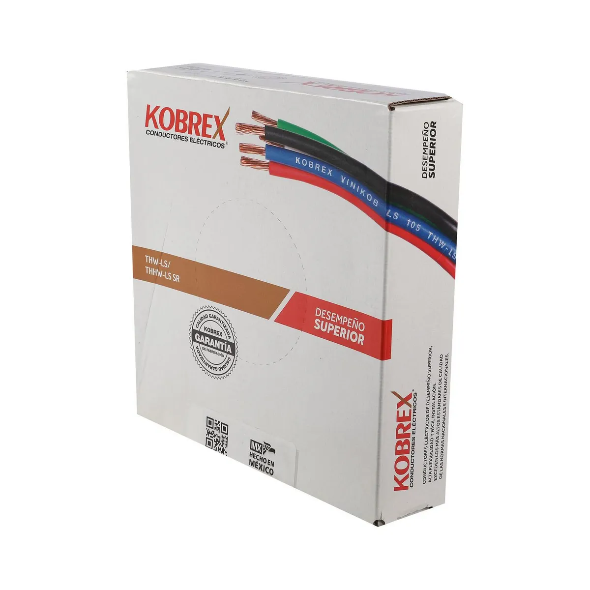 Kobrex - Conductor de Cobre THHW 10AWG Blanco