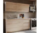 Cocina Integral LOG Ceniza/Blanco 1.8m