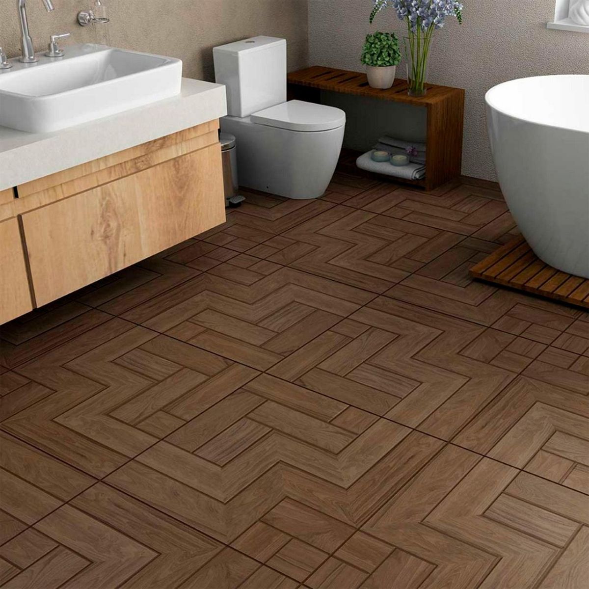 Piso Cerámico Brookline 60X60 1.44m2, marca Tecnopiso - Foto 2