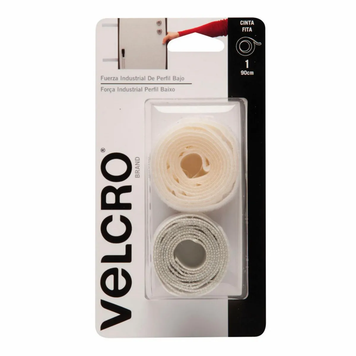 Velcro - Velcro Alta Resistencia bajo perfil Blanco
