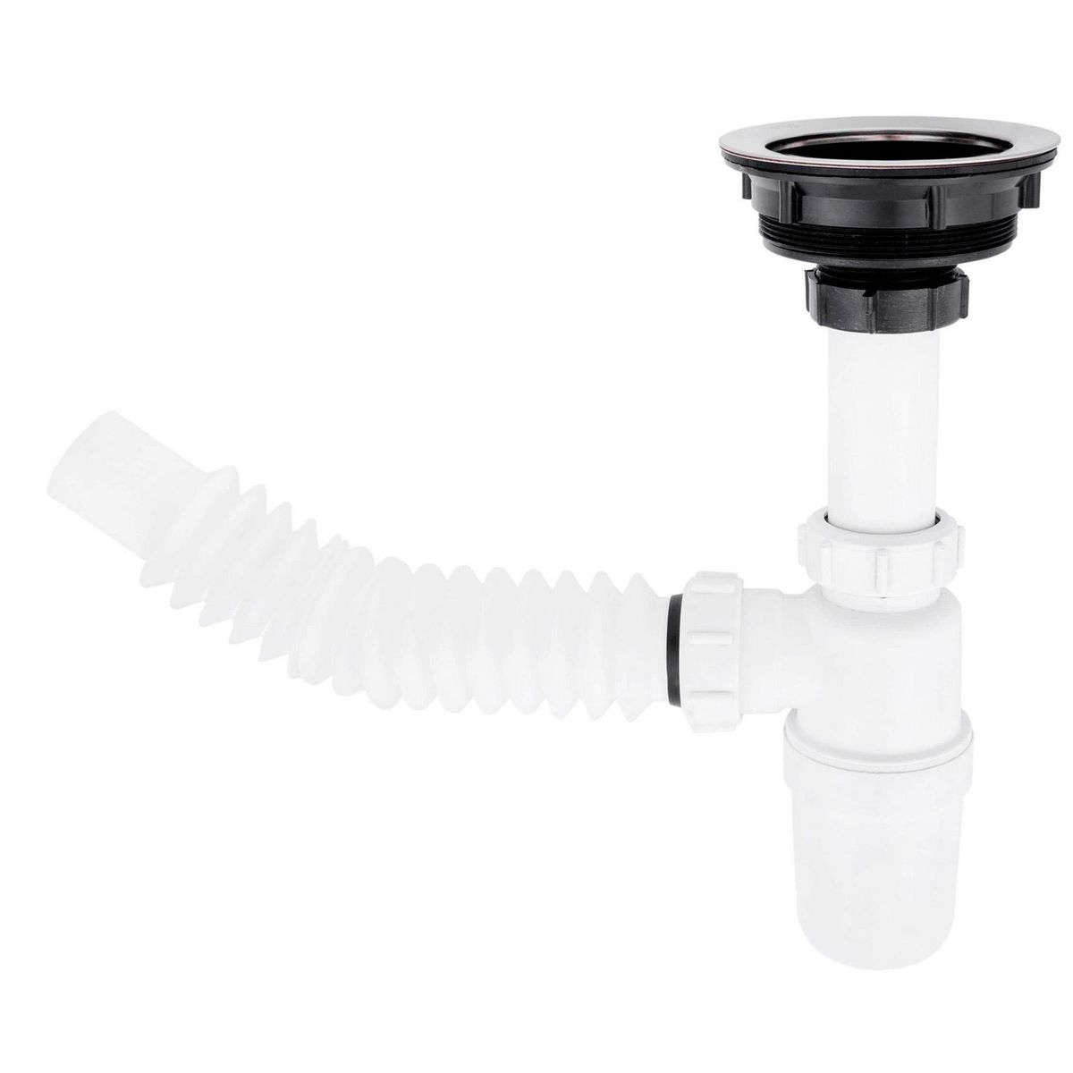 Céspol Flexible con Bote Grande con Contracanasta para Fregadero, marca Dica - Foto Principal