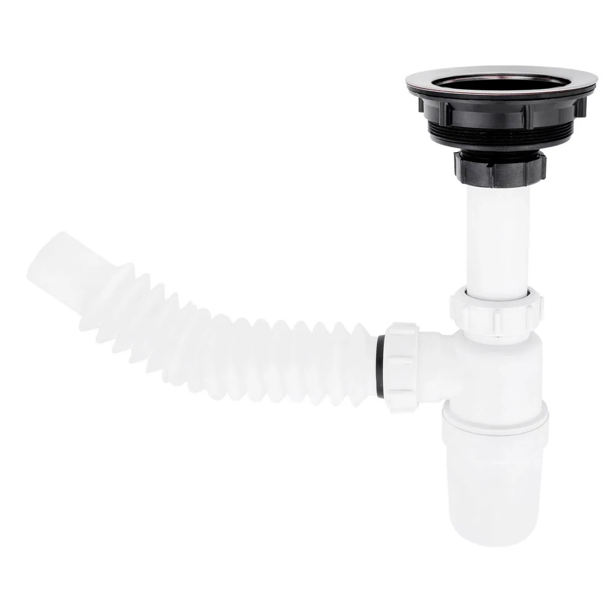Céspol Flexible con Bote Grande con Contracanasta para Fregadero, marca Dica - Foto Principal