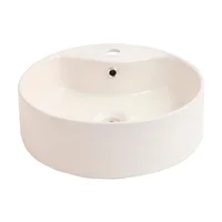 Lavabo Ovalin Cerámico Marfil