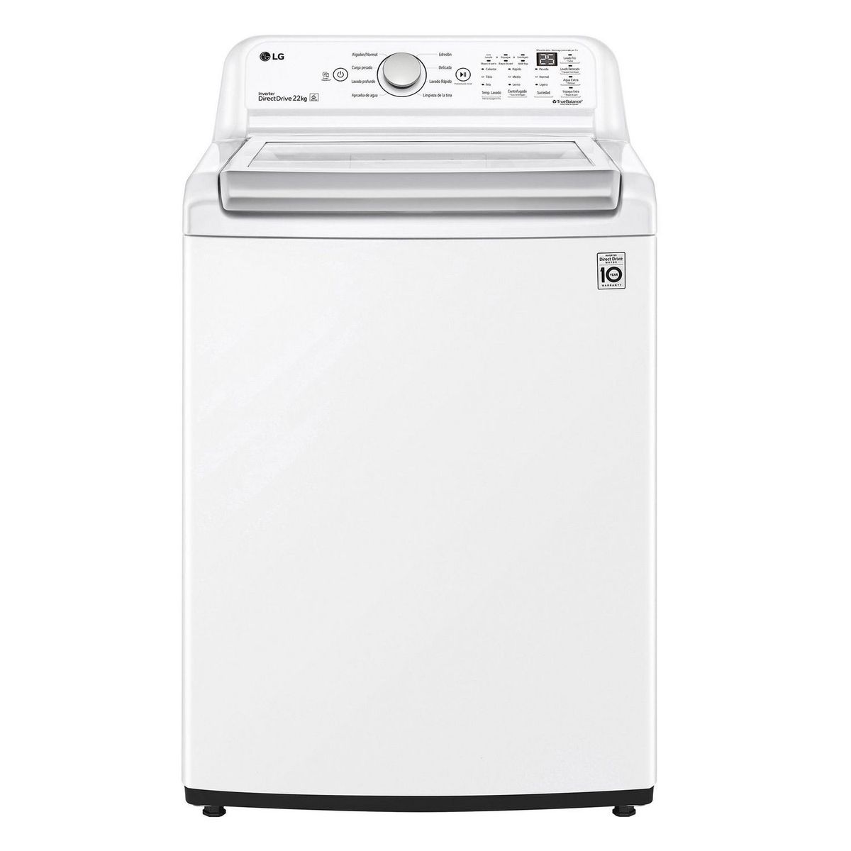 Lavadora Carga Superior LG 22KG Blanco, marca Lg - Foto Principal