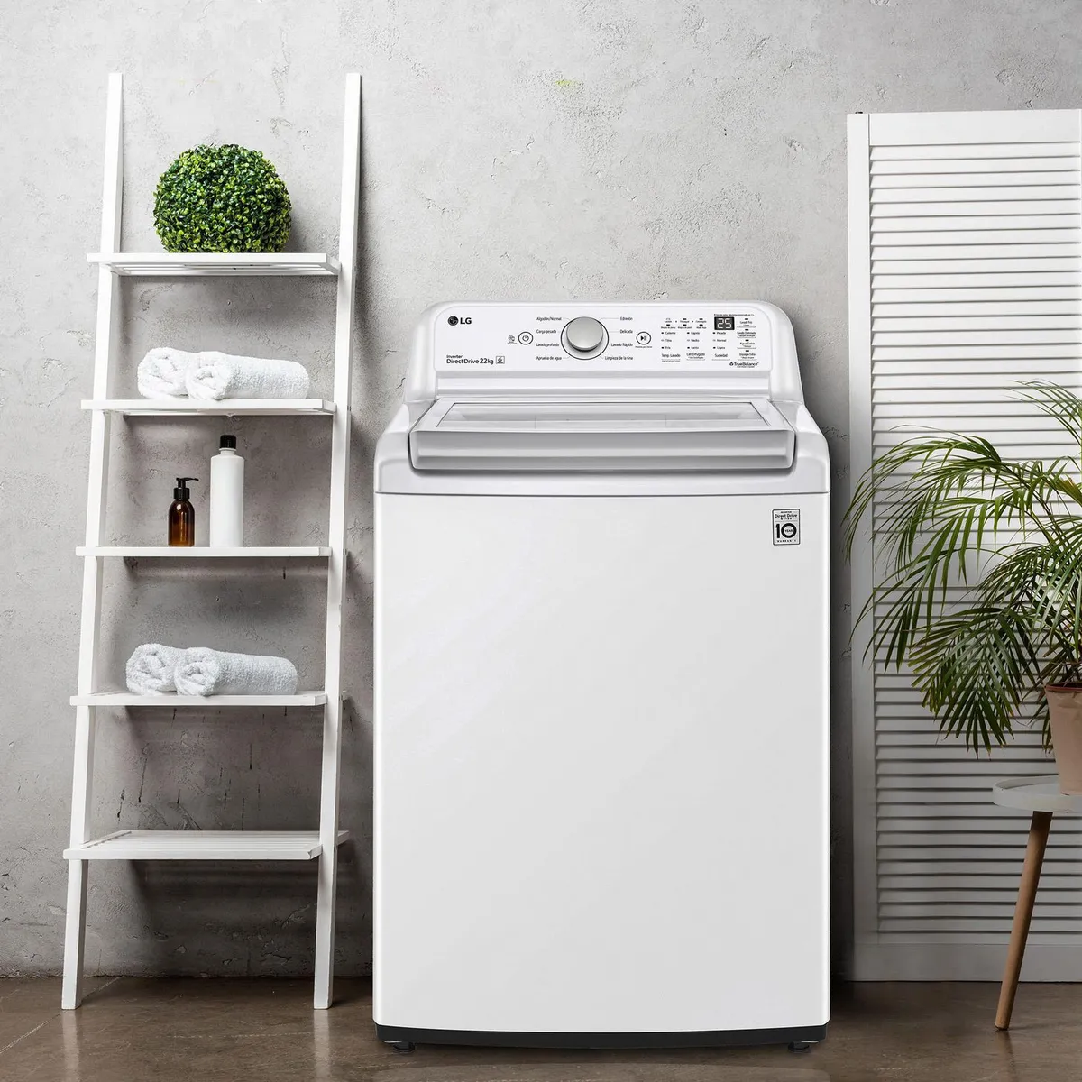 Lavadora Carga Superior LG 22KG Blanco, marca Lg - Foto 2