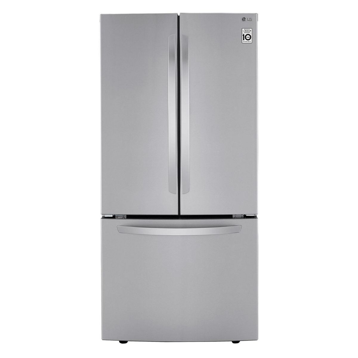 Lg - Refrigerador Lg 25 pies3 Bottom Freezer Plata 8806098593644