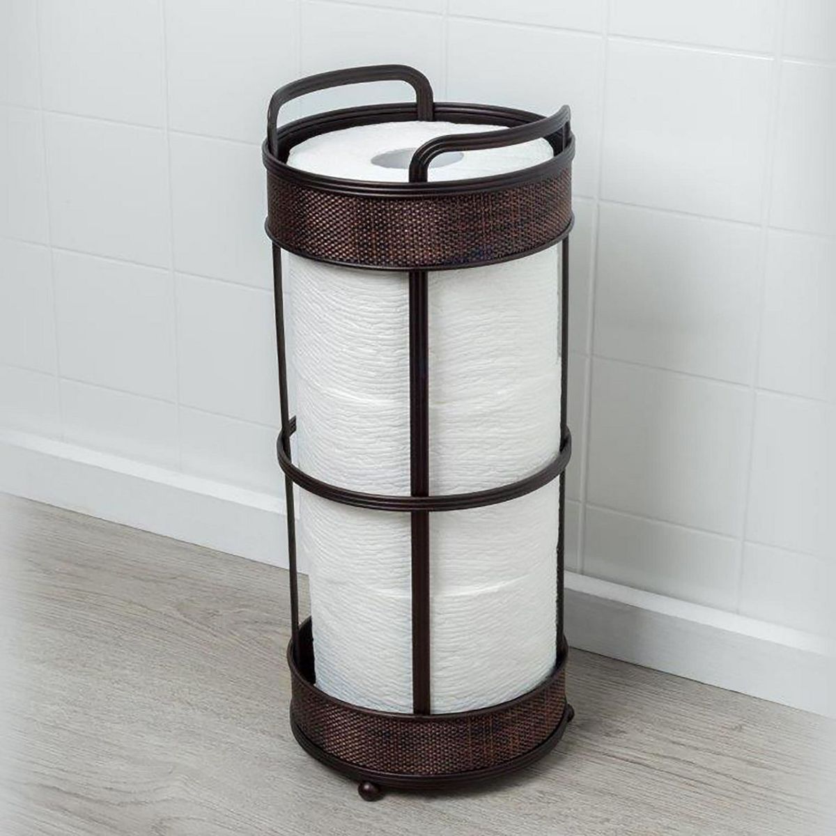 Bath Styles - Porta rollos café