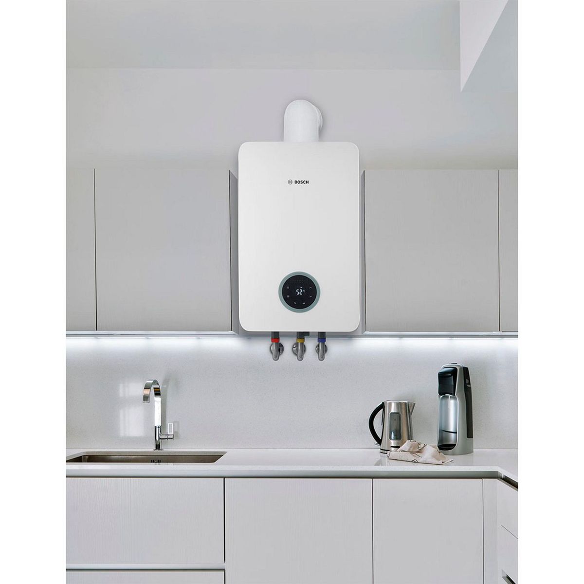 Bosch - Calentador de Paso Balanz Vento 17 Gas Natural