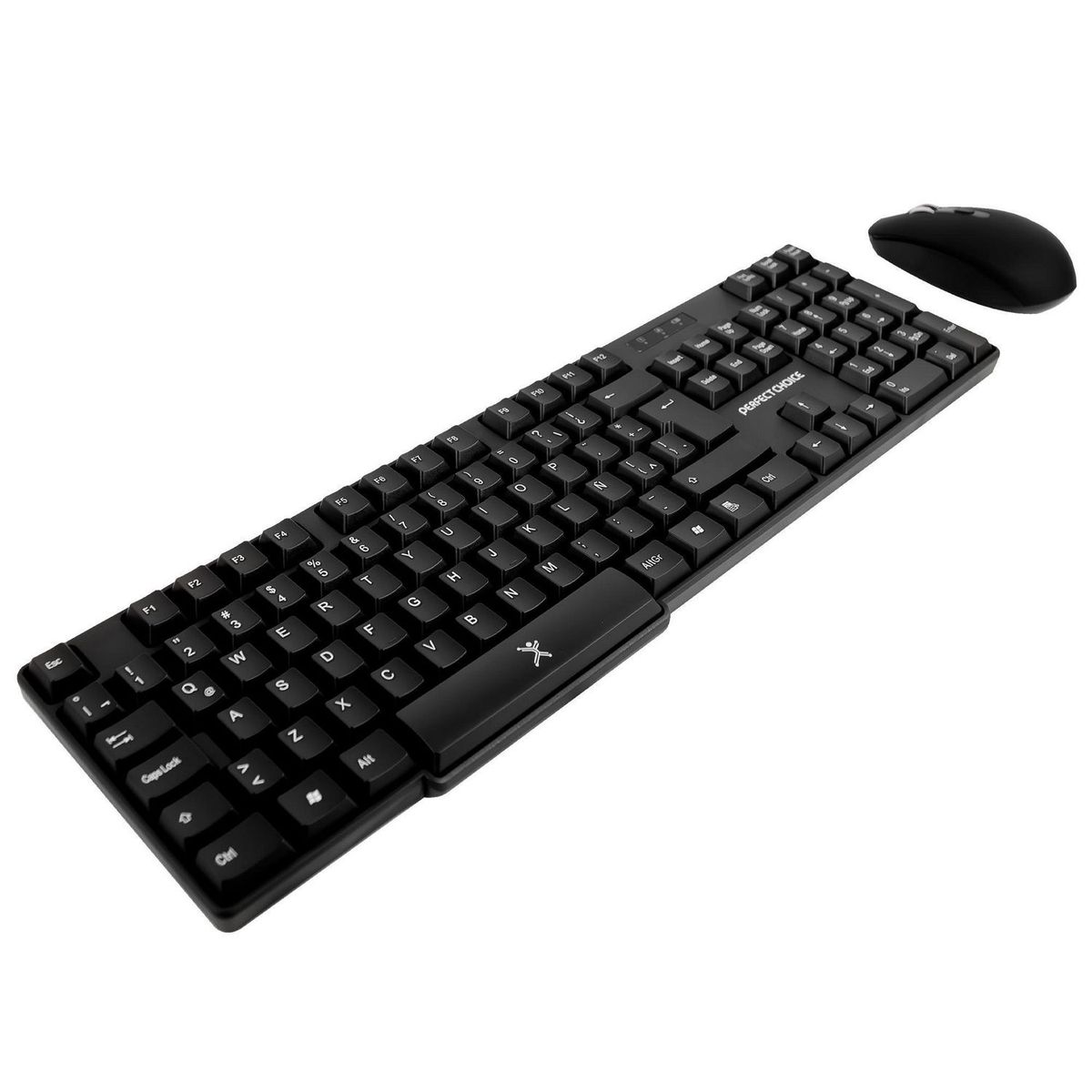 Perfect Choice - Teclado Inalámbrico Antiderrames + Mouse Inalambrico