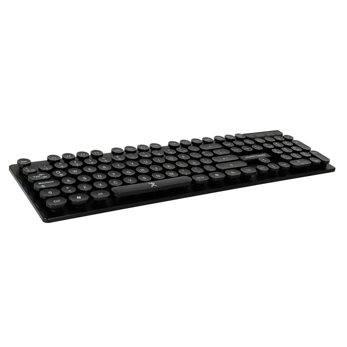 Perfect Choice - Teclado Inalámbrico con Teclas Redondas